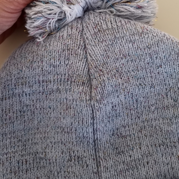 Girls Unicorn Embroidered Beanie Snow Hat Toboggan With Pom Pom - Picture 11 of 11